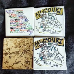 Ceramic Missouri Coasters